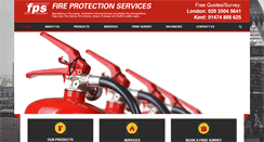 Desktop Screenshot of fireprotectionservices.co.uk