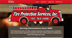 Desktop Screenshot of fireprotectionservices.us